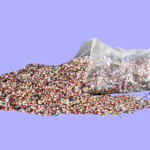 Konfete Multicolor 10kg 7mm