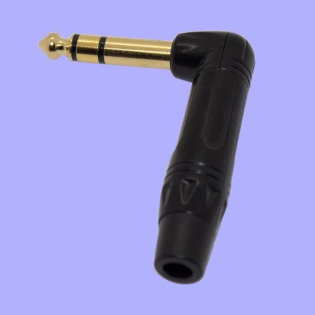 Konektor Jack 6.35mm stereo LC0149-P-Z 90°