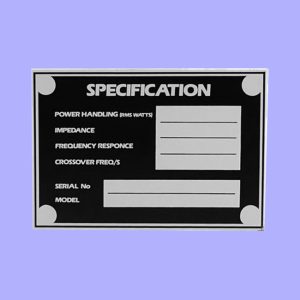 Naljepnica za zvučnu kutiju 5800