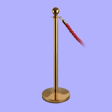 Stub sa postoljem i ukrasnim konopcem GOLD